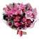 букет из роз и тюльпанов с лилией. Новосибирск