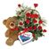 Ты моя Валентинка!. В этом подарке Вы найдете все: 
красные розы - символ возвышенных чувств; очаровательный мишка -символ привязанности и теплоты; шоколадные конфеты - признак хорошего вкуса.. Новосибирск